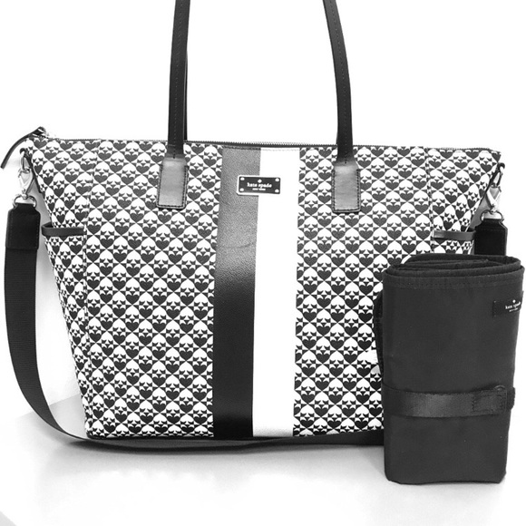 kate spade Handbags - Kate Spade Diaper Bag Adaira Penn Black White